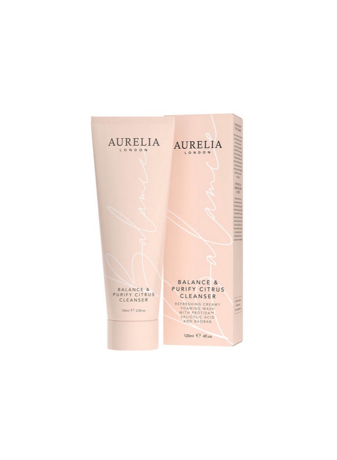 Aurelia London Balance and Purify Citrus Cleanser 120ml
