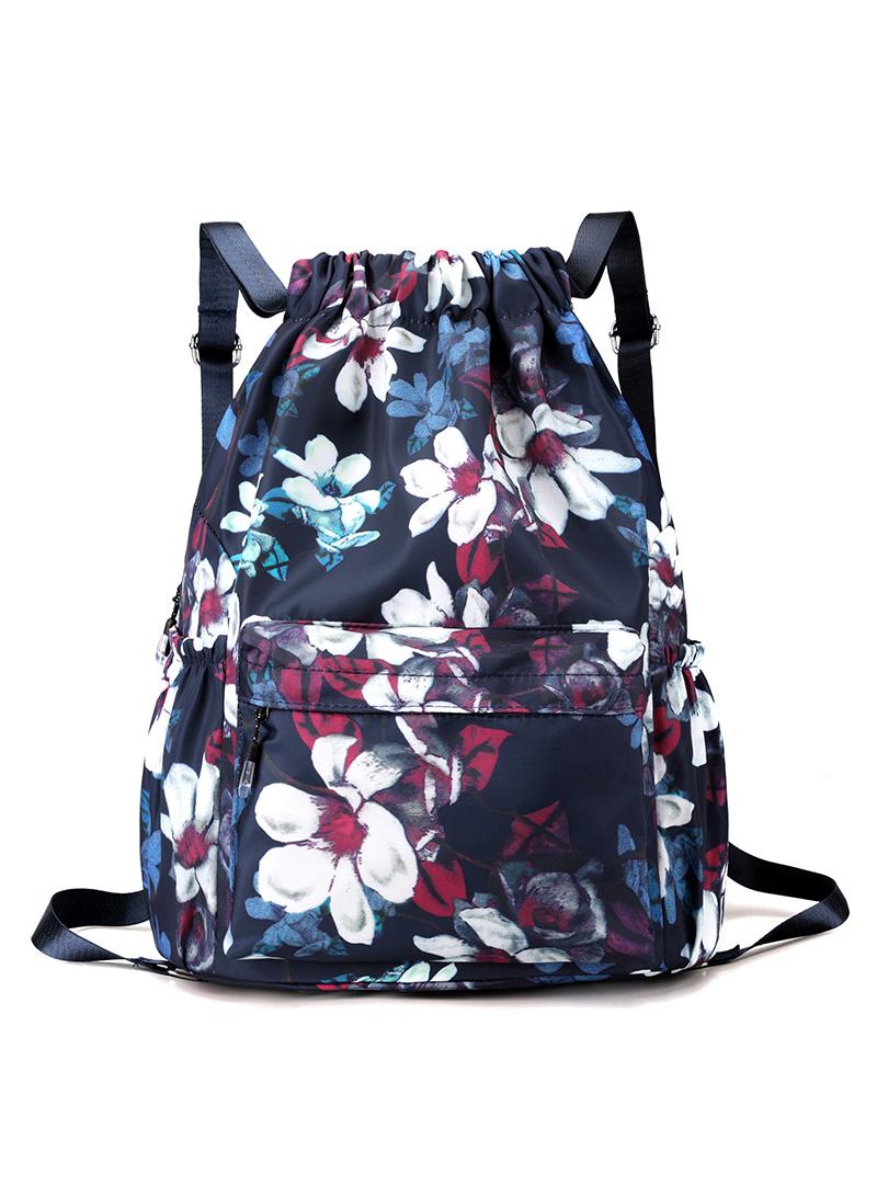 Folding Travel Large Capacity Drawstring Portable Backpack