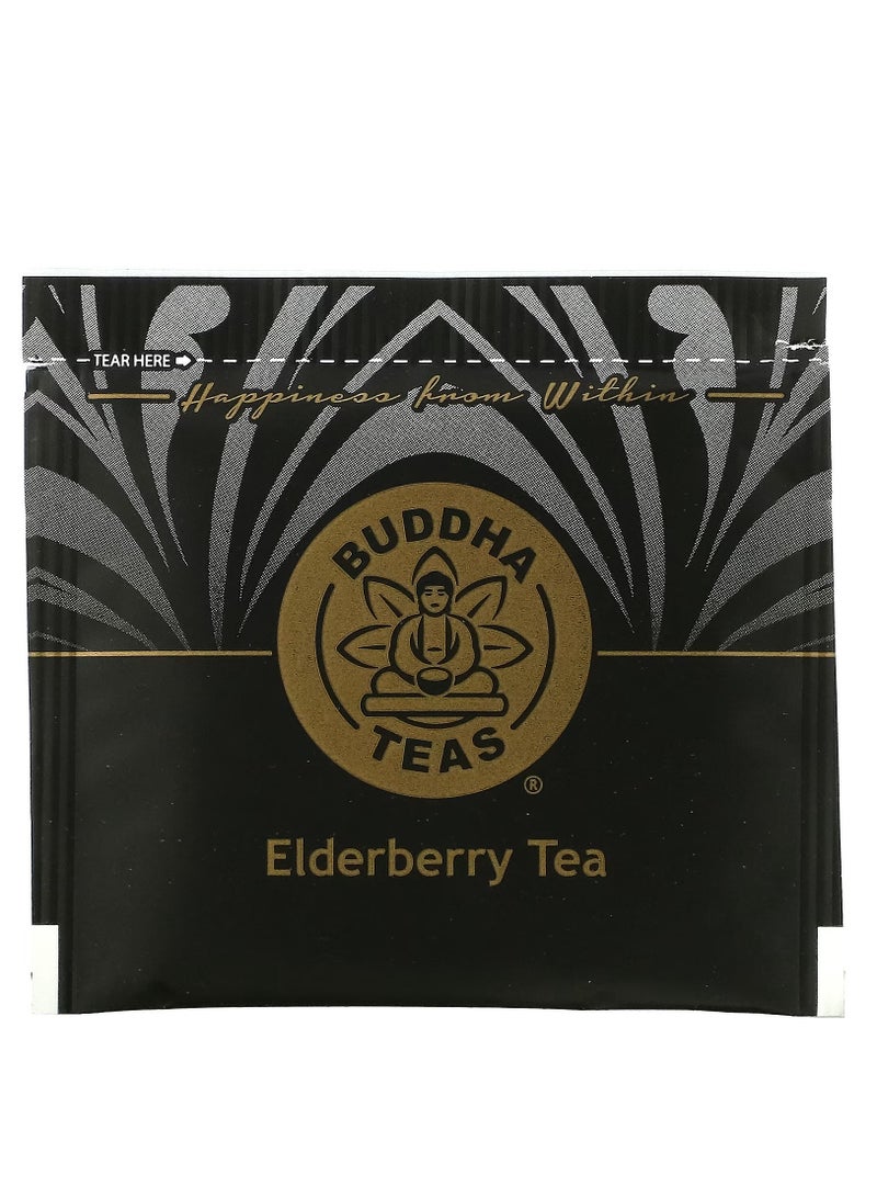 Organic Herbal Tea Elderberry 18 Tea Bags, 0.95 oz  27 g