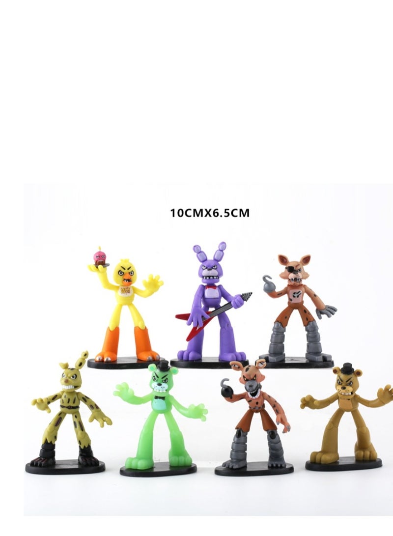 7-Piece Five Nights At Freddy's Theme Toy Set