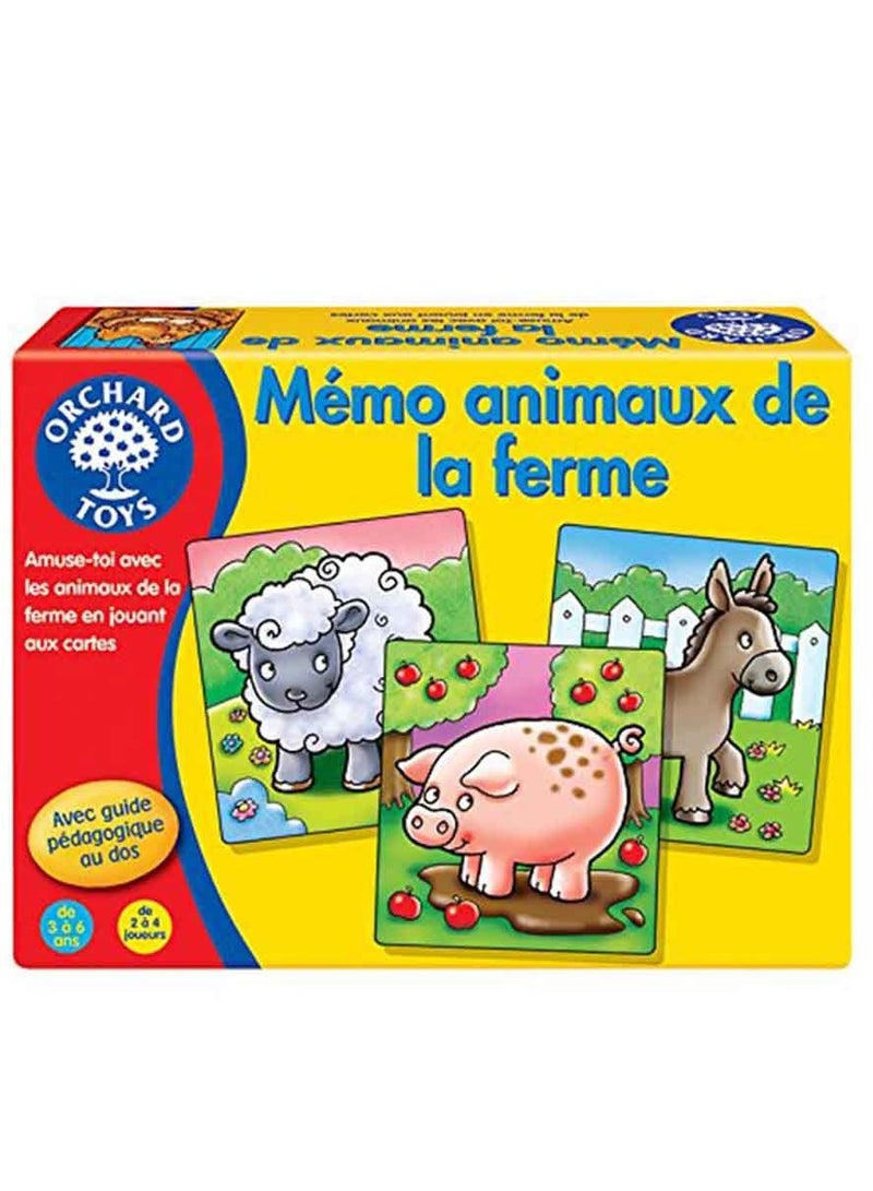 Memo Animaux De La Ferme-Farm Snap