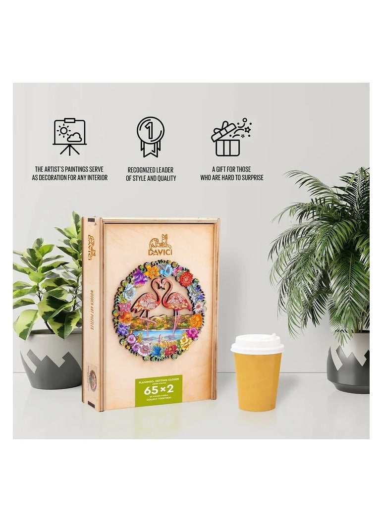 Flamingo Davici Wooden Jigsaw Puzzle