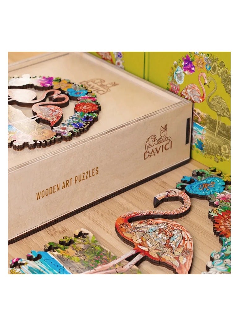 Flamingo Davici Wooden Jigsaw Puzzle