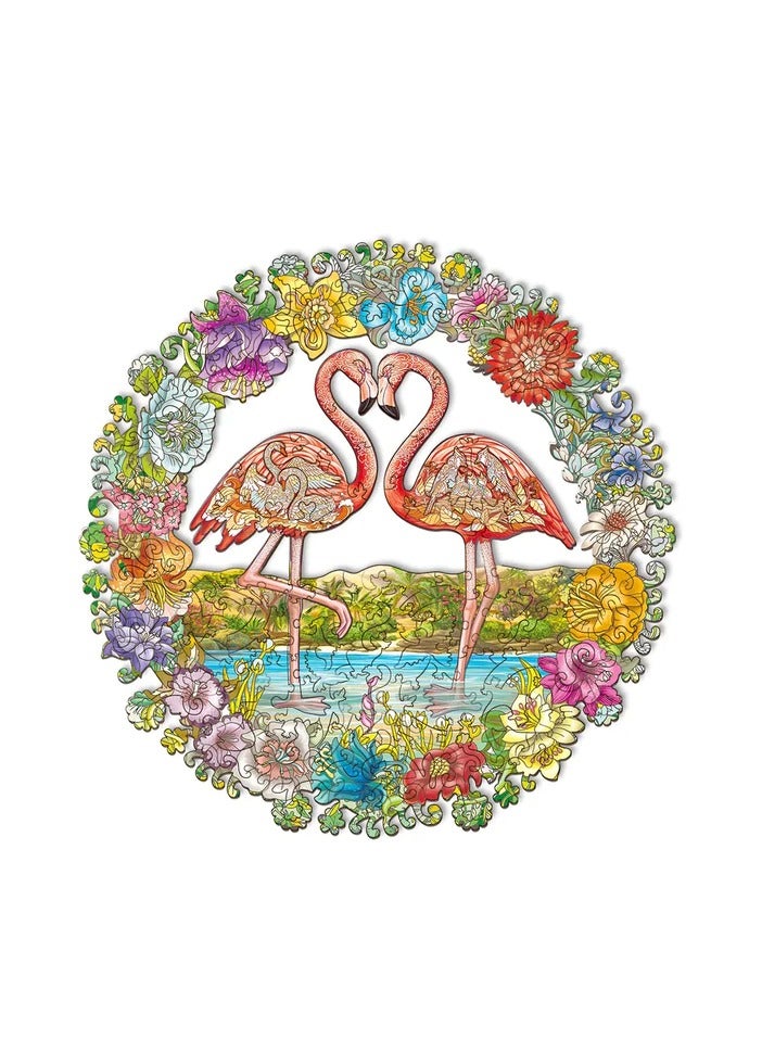 Flamingo Davici Wooden Jigsaw Puzzle