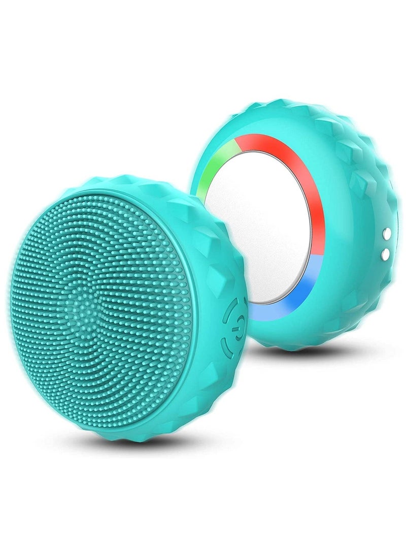 Facial Cleansing Brush, Upgraded Silicone Face Scrubber for Cleaning and Exfoliating, Waterproof Wash Brush Women
