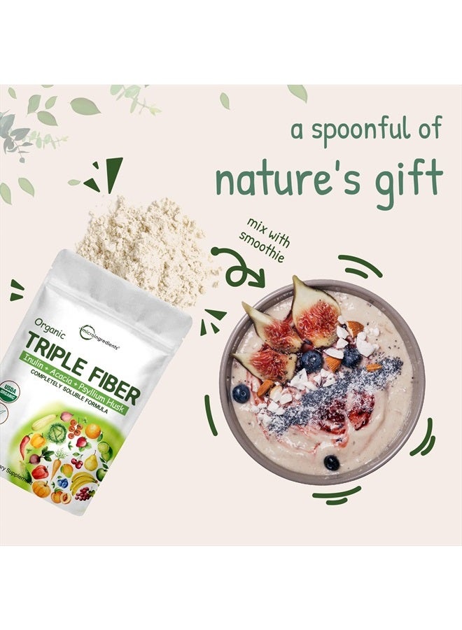 Organic Triple Soluble Fiber, 2 LB