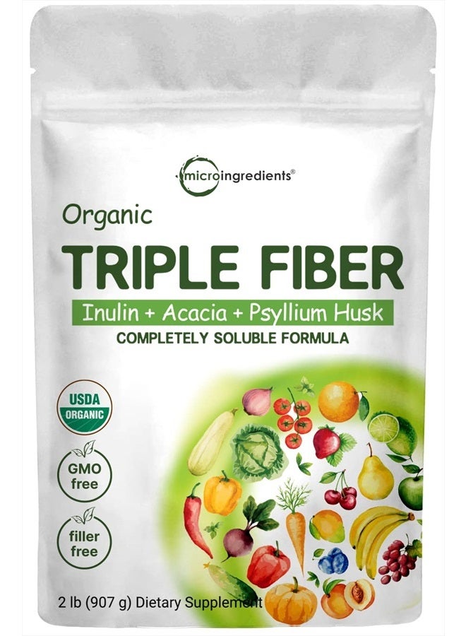 Organic Triple Soluble Fiber, 2 LB