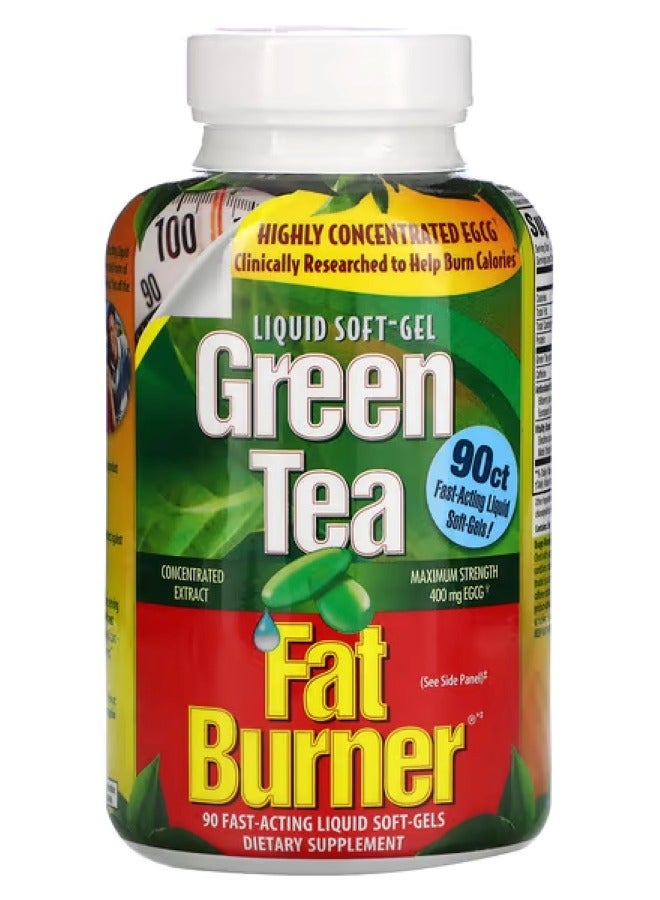 Applied Nutrition, Green Tea Fat Burner, 90 Fast-Acting Liquid Softgels