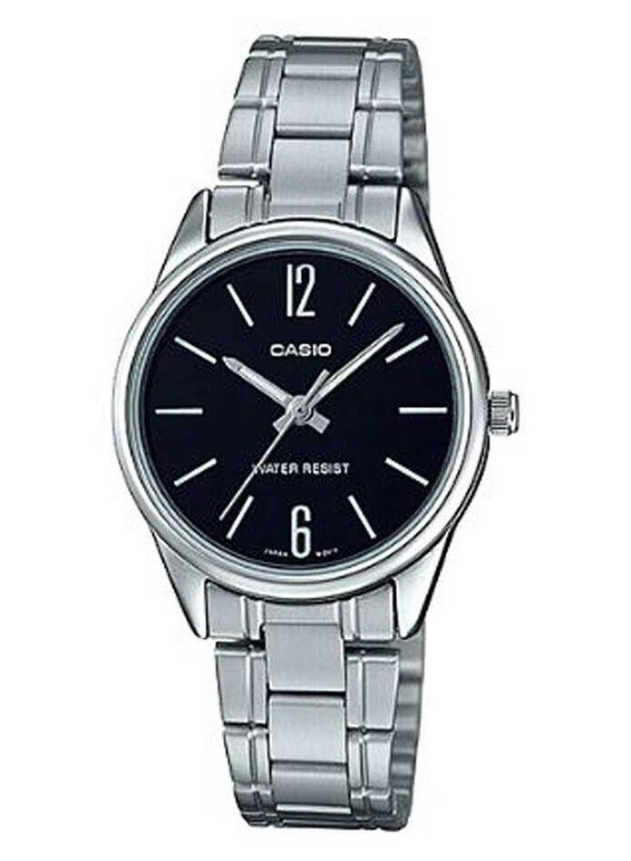 Casio Women's Quartz Stainless Steel Analog Wrist Watch LTP-V005D-1BUDF Silver Band