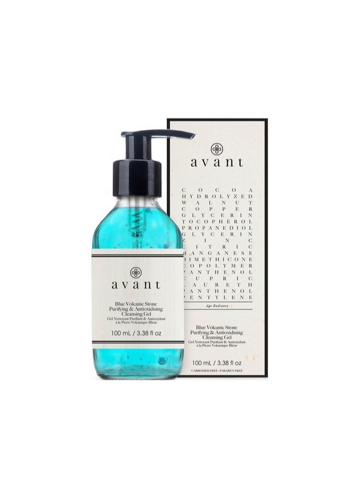 Avant Skincare Blue Volcanic Stone Purifying and Antioxydising Cleansing Gel 100ml
