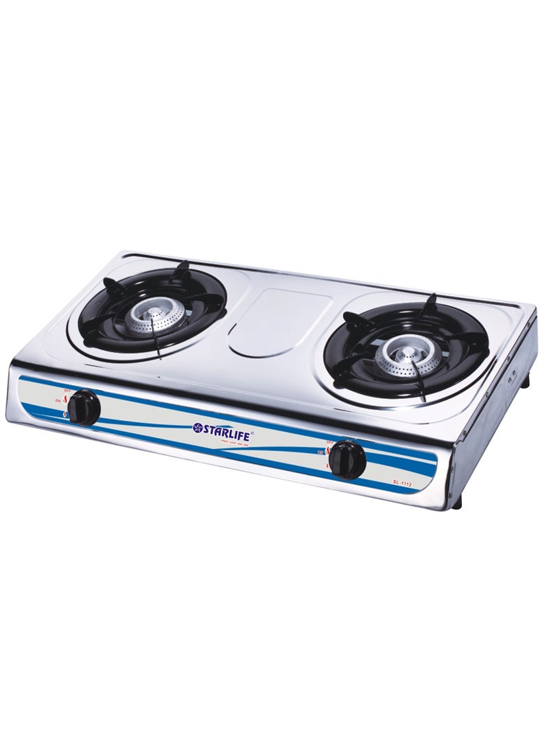 2 Burner Stainless Steel Top Gas Stove SL-1112