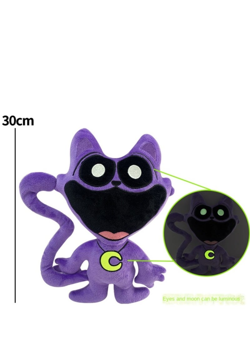 Smiling Critters Chapter 3 CatNap Plush,Cartoon Monster Game Smiling Critters Series Figure Plush Doll for Kids Adults Fans Holiday Gift（1pcs）