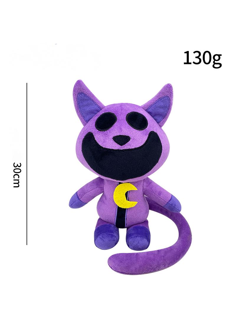 Poppy Playtime Smiling Critters 3 Plush Toy Cartoon CatNap 30cm For Fans Gift Horror Stuffed Figure Doll For Kids And Adults Great Birthday Stuffers For Boys Girls