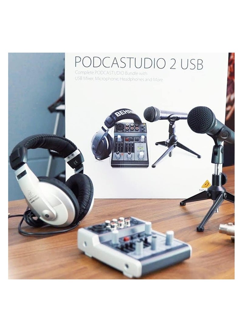 Behringer PODCASTUDIO 2 USB Bundle