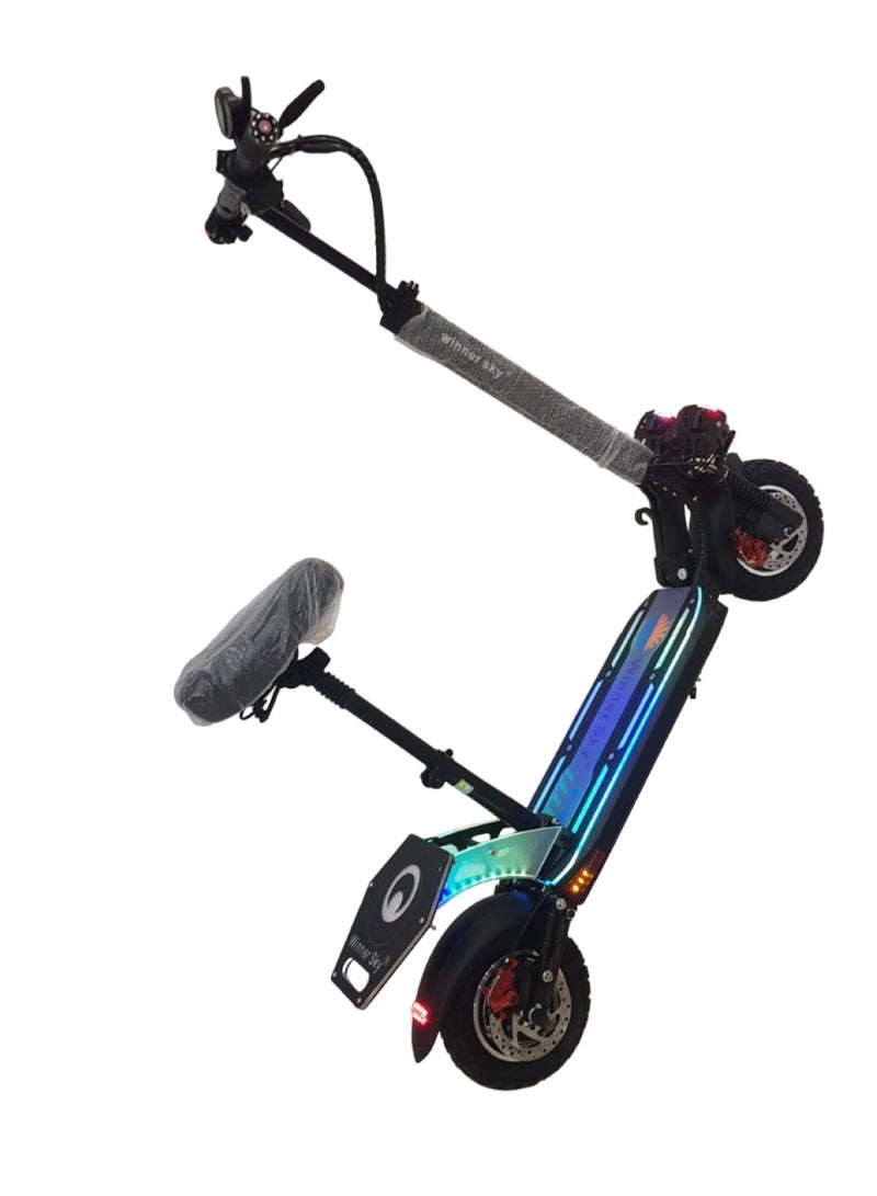 K1 Electric Scooter Unleashing 2200W Power at 48V 15Ah Black