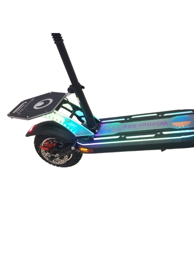 K1 Electric Scooter Unleashing 2200W Power at 48V 15Ah Black