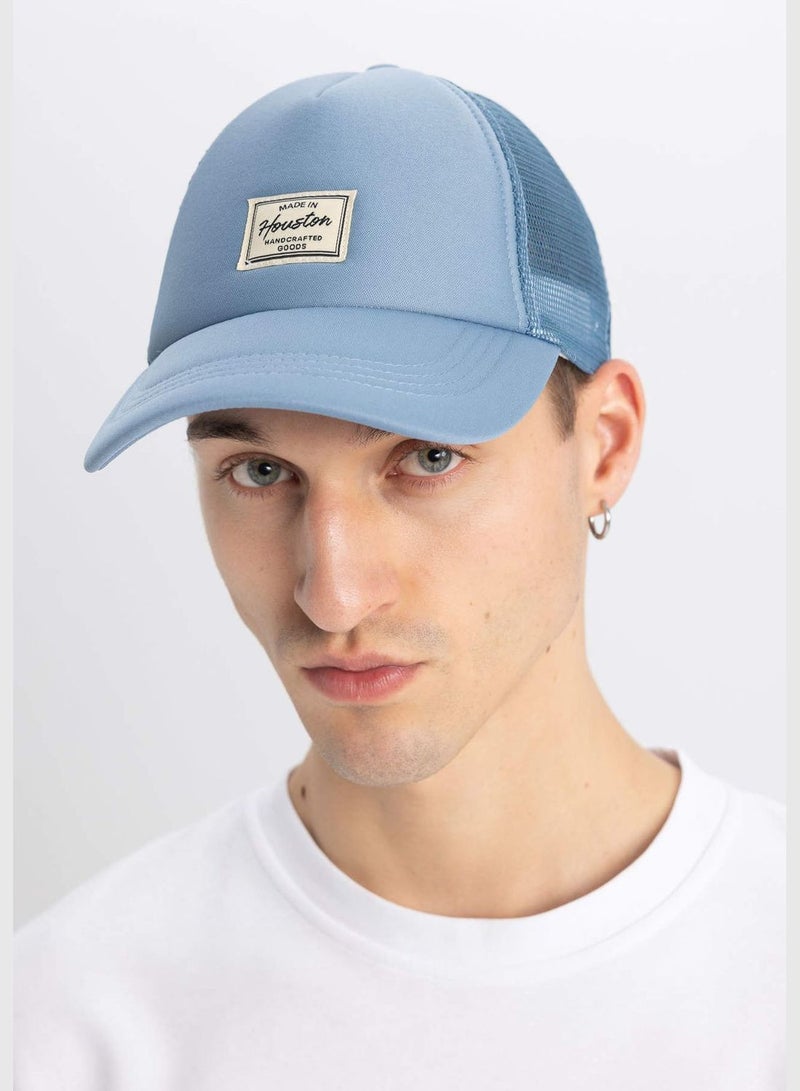 Man Label Printed Baseball and Basketball Cap