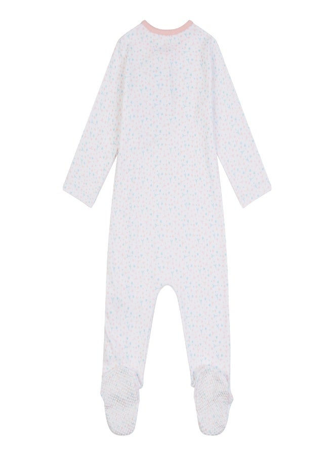 Elle Baby Sleepsuit and Matching Hat Set