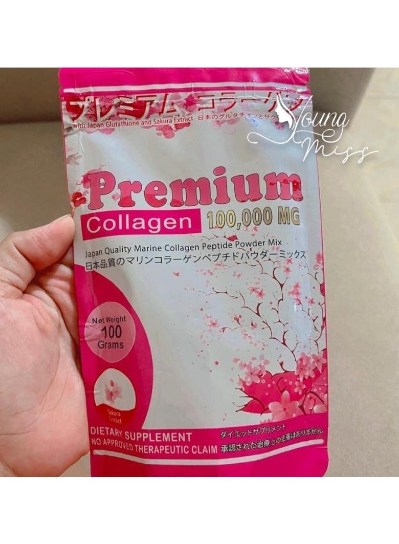 Young Miss Premium Collagen 100,000mg Japan Quality Marine Collagen Powder
