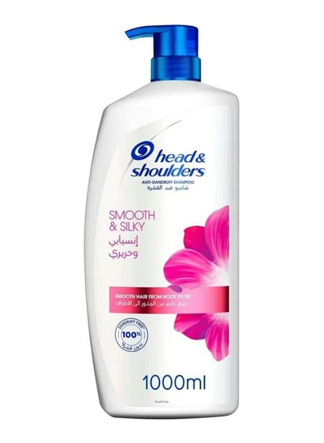 Smooth & Silky Anti-Dandruff Shampoo For Dry Frizzy Hair  1000 ML