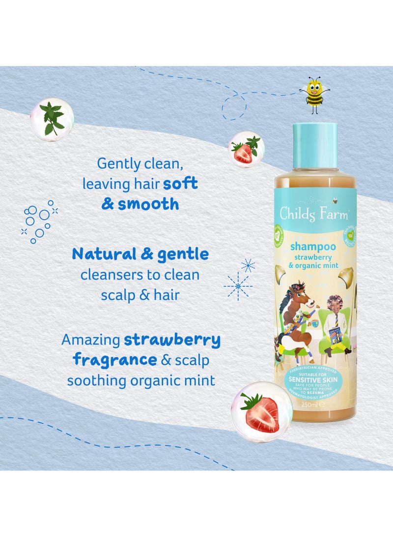 Kids Hair Strawberry & Organic Mint Shampoo 250 ML