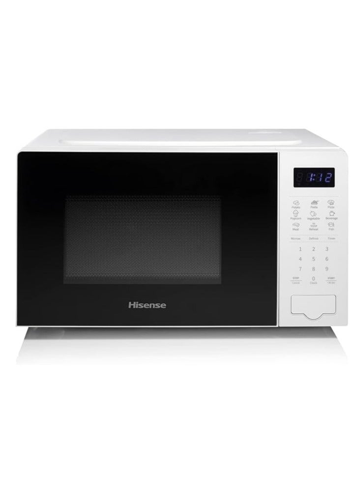 Digital Solo Microwave Oven  Automatic Defrost, 9 Auto Cook Menus, Clock & Timer, Easy Clean 20 L 700 W H20MOWS4 White