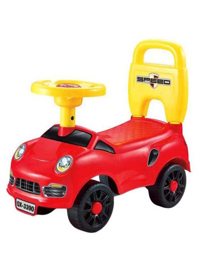 4 Wheels Ride-On Toy Car With Comfortable Seat And Backrest For Your Little One 50x21x41cm