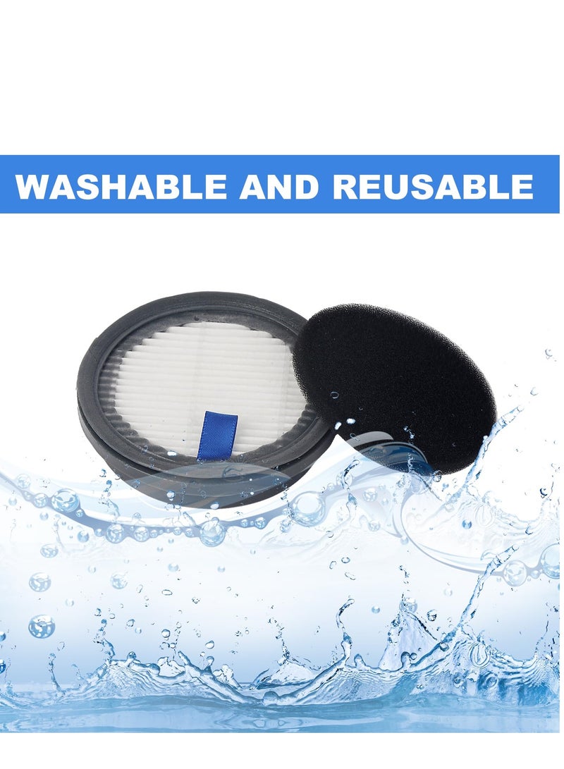 4 Pack HEPA Filter For Afoddon A200Pro/A200, ORFELD B08/C10A/C10G and NEQUARE S12 S25 S26 Series Cordless Vacuum Cleaner High-Density HEPA with Foam Pre-filter