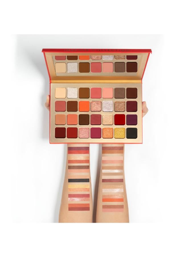 28 Color Intense Eyeshadow Palette Tuscany - 001 Multicolour