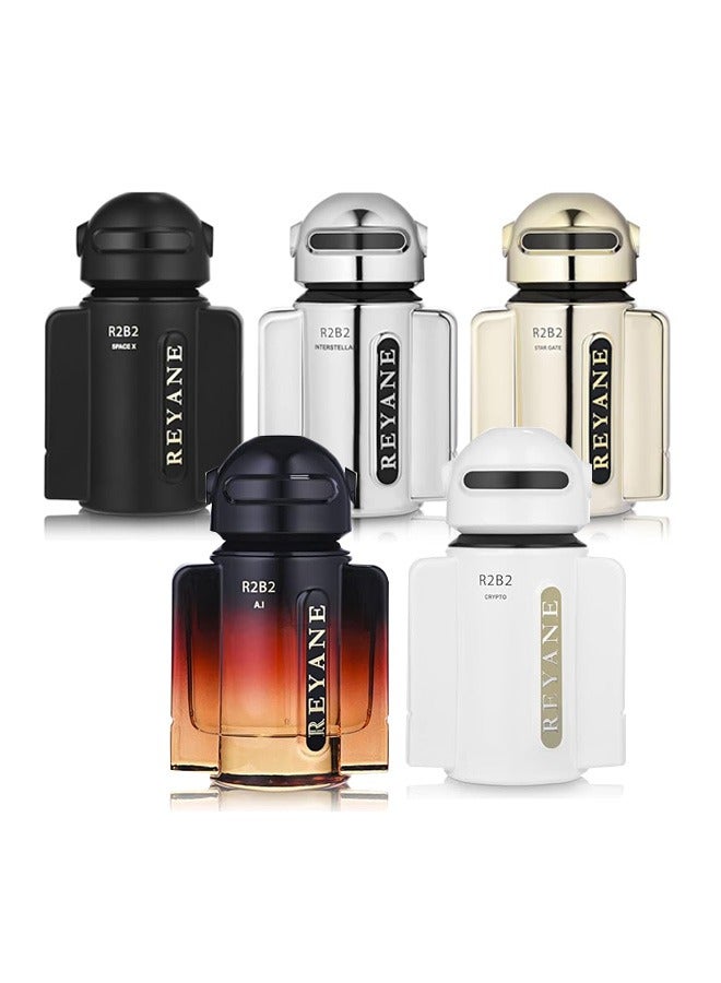 R2B2 Interstellar Perfume for Men and Womens 100 ml - Eau De Perfume by Reyane Tradition Paris - Limited Edition Designed With Cutting-Edge Laser Spray Technology