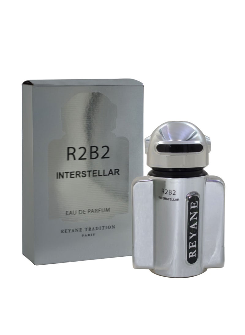 R2B2 Interstellar Perfume for Men and Womens 100 ml - Eau De Perfume by Reyane Tradition Paris - Limited Edition Designed With Cutting-Edge Laser Spray Technology