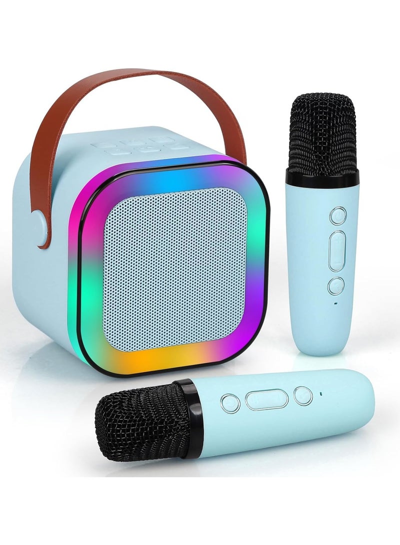 Wireless Microphone Karaoke Machine with LED lights
