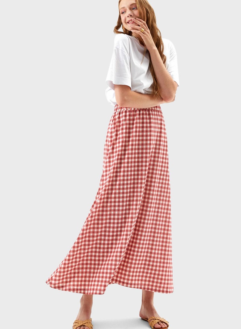 High Waist Midi Skirt