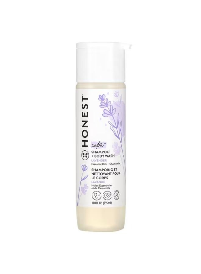 Calm Shampoo + Body Wash, Lavender, 10 fl oz (295 ml)
