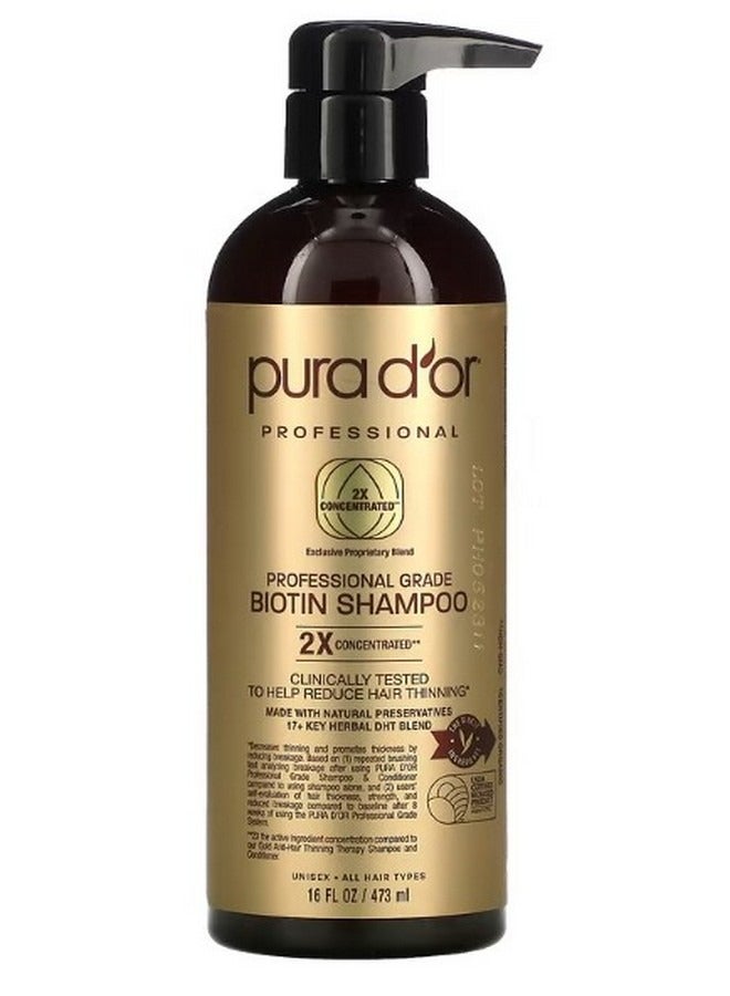 Professional Grade Biotin Shampoo 16 fl oz 473 ml