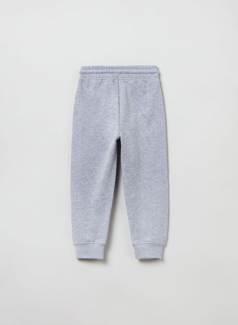 OVS Plush Joggers With Drawstring