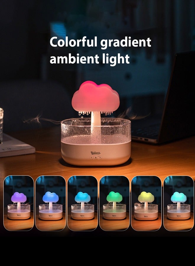 Raindrop LED Aroma Diffuser, 7-Color Humidifier for Home, Office & Yoga, Aromatherapy Essential Oil Decor