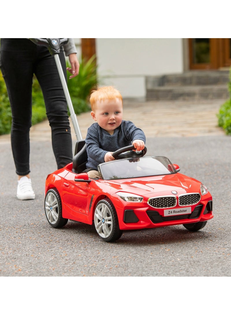 Bmw z4 Kids Roadster Rideon Pusher car Red