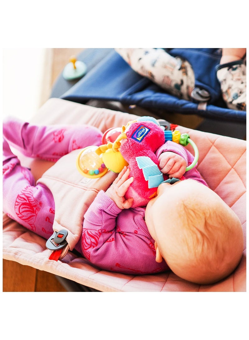 Clopette Activity Baby Rattle Pink