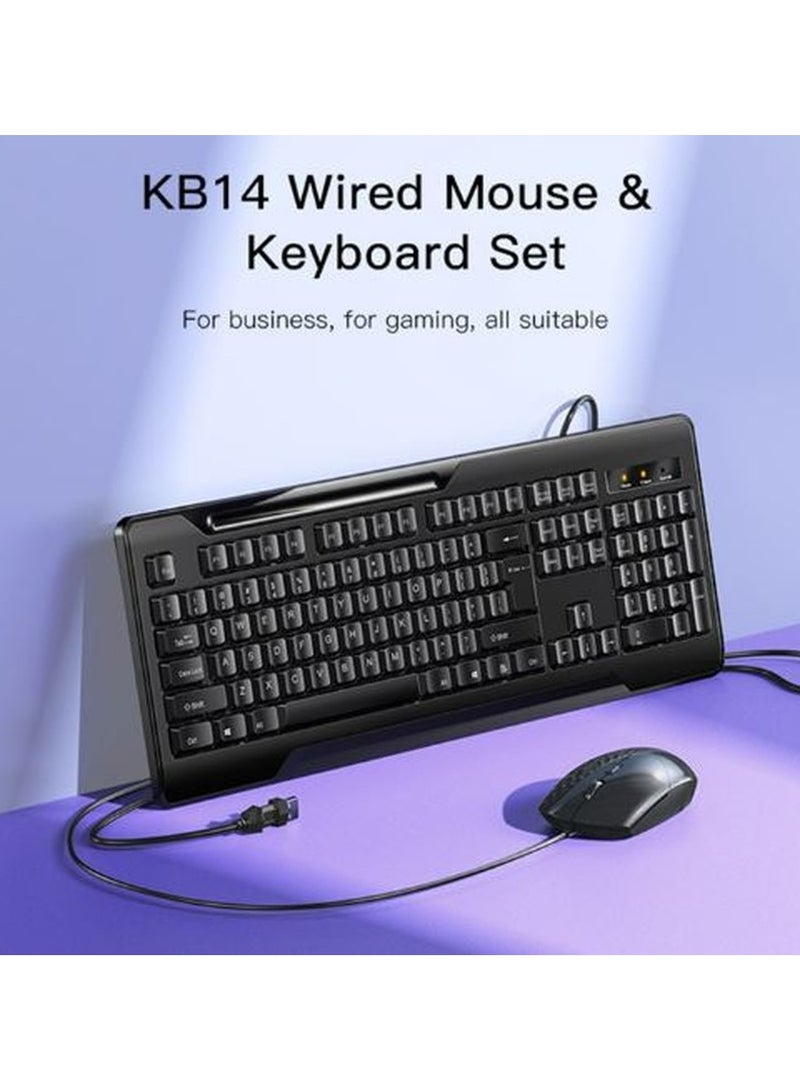 Yesido Wired Keyboard & Mouse Cmobination KB14