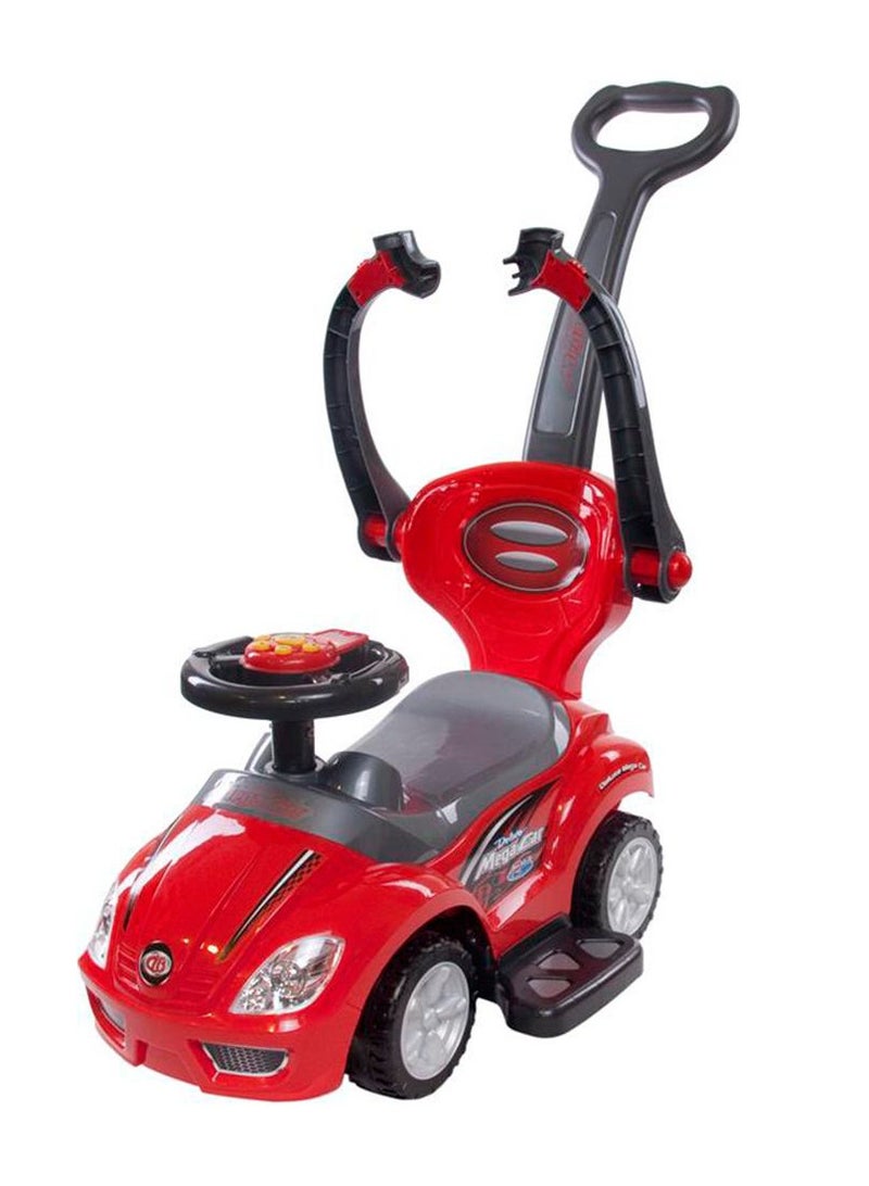Mega Pusher Rideon Car - Red