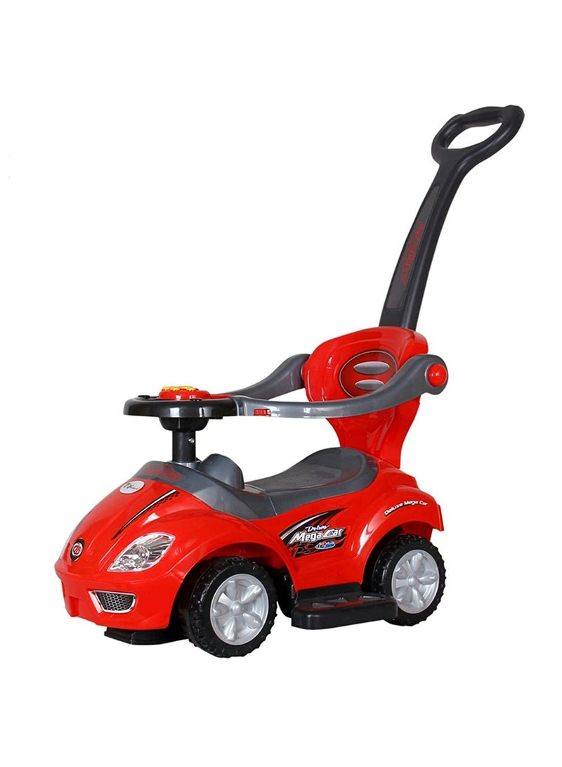 Mega Pusher Rideon Car - Red