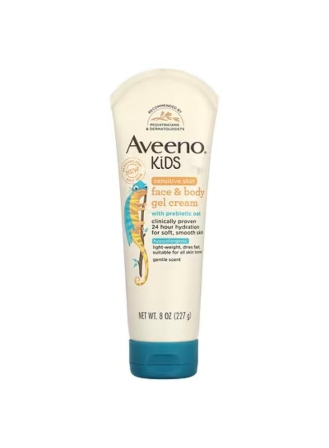 Kids, Face & Body Gel Cream, Gentle, 8 oz (227 g)