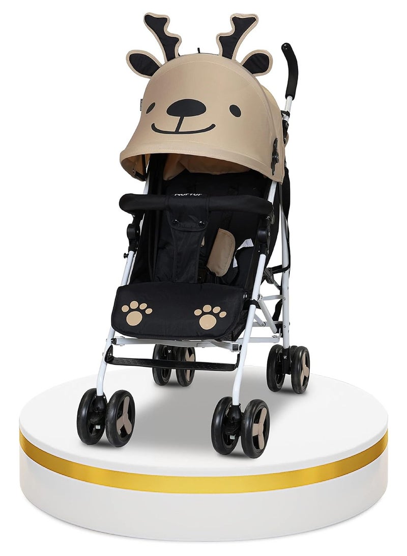 Luca Lightweight Stroller 0 To 36 Months Storage Basket Detachable Bumper 5 Point Safety Harness Compact Design Shoulder Strap