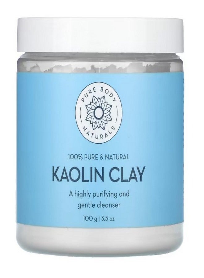 100 Pure and Natural Kaolin Clay 3.5 oz 100 g