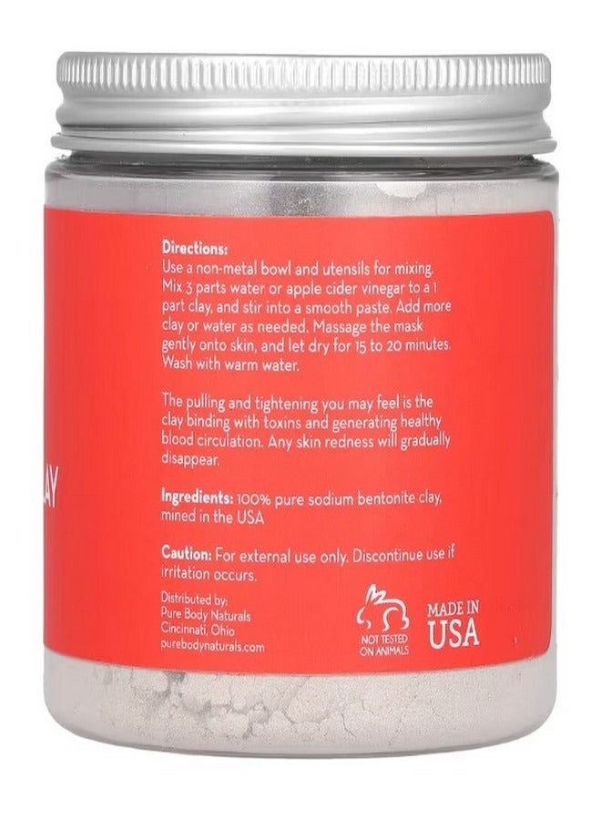 Indian Healing Bentonite Clay Powder 8 oz 227 g