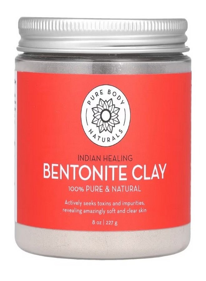 Indian Healing Bentonite Clay Powder 8 oz 227 g