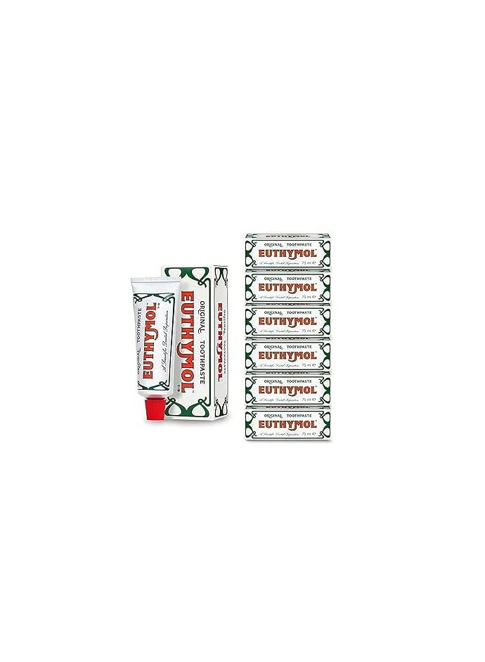 Pack Of 6 Original Toothpaste 6 x 75ml