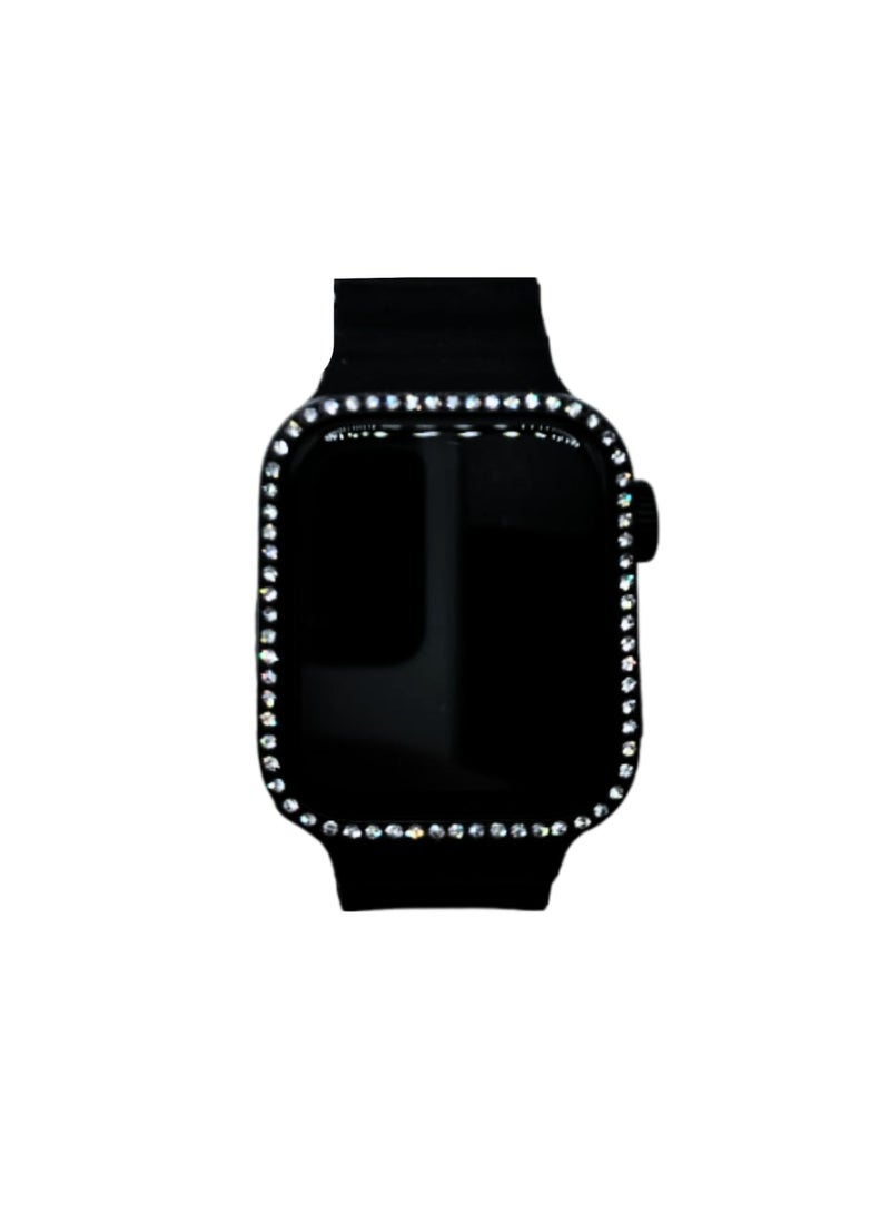 Modio MW15 Mini (36 MM|3 Pairs Strap| Strap Lock) Smartwatches_Black