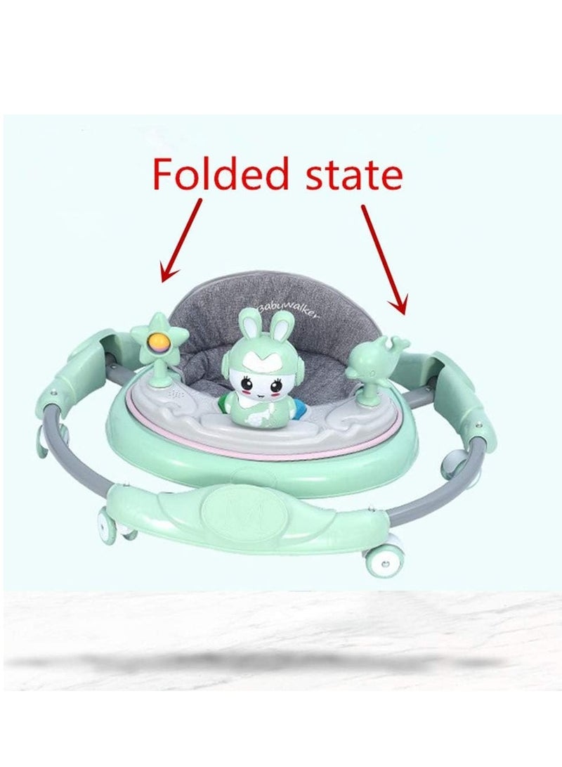 Coolbaby Baby Walker Multifunctional Anti-Rollover Anti-O Leg Can Sit Folding 6-18 Months Male And Female